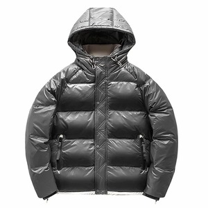 Veste d'hiver légère de haute qualité pour hommes avec col montant emballage personnalisé veste bouffante imperméable - Product Image 1
