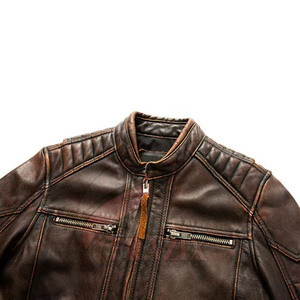 Nouvelle arrivée de veste en cuir tendance de haute qualité pour hommes Meilleur design Veste en cuir conçue pour l'hiver pour hommes - Product Image 5