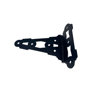 Сверхмощный 8 дюймов 10 дюймов Регулируемый черный тройник петли горячая Распродажа стальная декоративная дверь/ворота фурнитура для ванной комнаты - Product Image 2