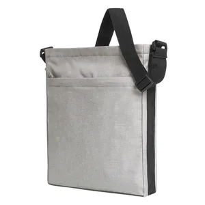 CIRCLE RPET Sustainable Promotional Tote Bags with Shoulder Strap Eco-Friendly Merchandising Shoulder Strap - Product Image 2