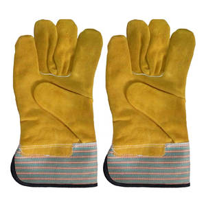 Guantes de trabajo de poliéster baratos Puño DE SEGURIDAD Construcción antiestática Minería industrial Personalizada para hombres - Product Image 2