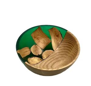 Tazón de mezcla de madera de resina, ensaladera de precio bajo para fiesta, decoración de boda, cuencos de sopa para el hogar, vajilla de cocina - Product Image 6