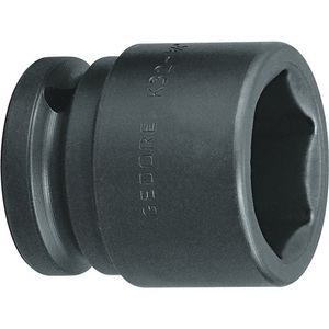 Douille de clé à chocs GEDORE K 19 1/2, taille de clé 27 mm, longueur 50 mm, pour outils d'atelier - Product Image 1