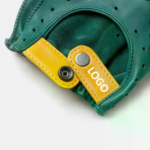 Gants de conduite en cuir de mouton véritable haute performance, doux et élégants, avec design personnalisé - Product Image 5