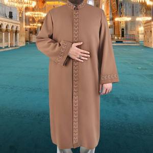 Thobe de Lino Antiarrugas, Elegancia Atemporal, Artesanía Premium, Acabado Lujoso, Ropa Islámica Tradicional, Cómodo - Product Image 5