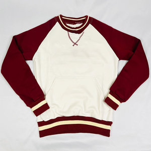 เสื้อสเวตเตอร์คอกลมลายตัวอักษร phi Nu Pi chenille โลโก้แบบสวมหัวผ้าฟลีซแบบถักสองชั้น - Product Image 1