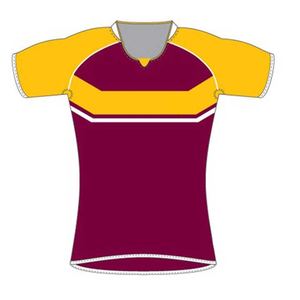 Maillot de rugby personnalisé avec ourlets latéraux fendus, tissu en maille résistant à la déchirure pour les aisselles et possibilités d'impression d'équipe aux couleurs vives - Product Image 4