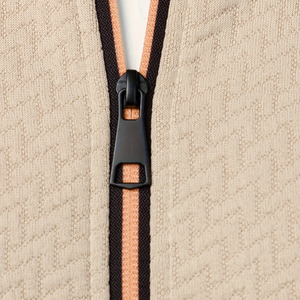 Abrigo informal clásico para hombre, Sudadera con capucha y cremallera Jacquard para otoño primavera otoño verano servicio OEM disponible - Product Image 5