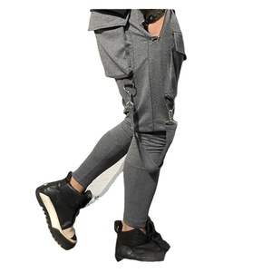 Pantalones Cargo Deportivos Casuales de Moda para Hombre, Corte Slim Fit, 100% Poliéster, Cintura Media, Bolsillos Grandes, Nueva Tendencia de Primavera - Product Image 5
