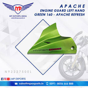 Protection de moteur de qualité authentique, côté gauche, verte, pour TVS Apache RTR 160, réf. 2W, pièce de rechange disponible à la vente au Nigéria à un prix très abordable - Product Image 2