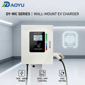 Chargeur rapide mural intelligent 40 kW DC CCS2 CCS1 CHAdeMO GBT OCPP 1.6J à pistolet unique pour station de recharge commerciale - Product Image 5