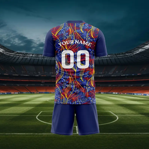 Uniforme de football de haute qualité Nom et numéro personnalisés pour hommes Combinaison confortable et respirante à dissipation thermique à séchage rapide - Product Image 5