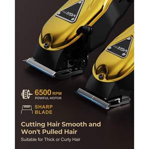 Tondeuse à Cheveux Électrique Sans Fil Longue Durée pour Hommes, Kit de Toilettage Imperméable IPX7 avec Fonction de Coupe de Barbe - Product Image 6