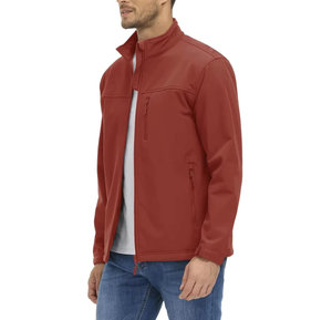 2026 nueva chaqueta Softshell estándar para hombres, diseño informal sólido, Oem, chaqueta ligera para senderismo al aire libre para hombres, tela de lana de invierno - Product Image 5