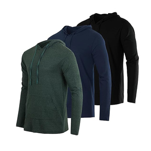 Sweat à capuche surdimensionné pour hommes de haute qualité Streetwear polaire coton mélangé décontracté imprimé bouffant personnalisé Anti-rétrécissement tricoté - Product Image 4
