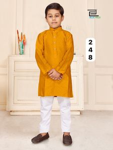 Nouveau 2024 dernière tenue de créateur à feuilles persistantes soie Jacquard Kurta pyjama avec séquence travail exportateur mondial au taux de vente total - Product Image 3