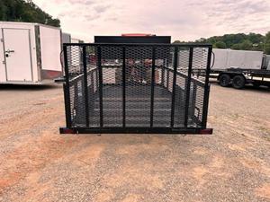 Remorque utilitaire galvanisée à essieu unique avec côtés grillagés pour le transport agricole - Product Image 2