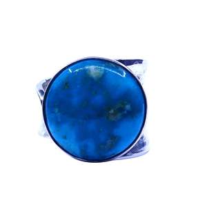 Anillo Turquesa de Plata de Ley 925 Chapado en Oro Clásico para Bodas y Fiestas - Product Image 4