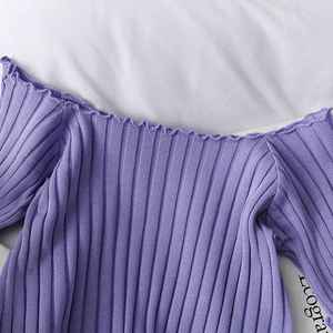 Nouveautés 2026 Printemps Blouse à manches raglan écologique pour femmes Casual 100% polyester 4 couleurs Hauts courts ajustés - Product Image 5