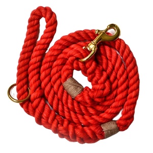 เชือกฝ้ายสีแดงจูงสุนัข - Product Image 1