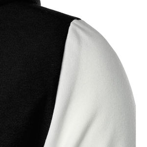 Nouvelles vestes universitaires en cuir personnalisées Letterman pour hommes et veste de baseball bombardier en laine noire à manches courtes - Product Image 3