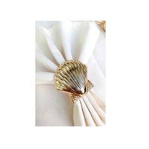 Rond de serviette de mariage en forme de carré argenté Rond de serviette de table de designer Anneaux de serviette faits à la main - Product Image 6