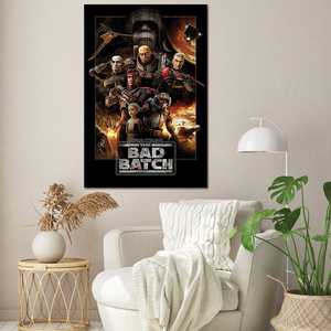 Star Wars โปสเตอร์ชุดที่ไม่ดีที่มีภาคต่อของสงครามโคลนสำหรับการใช้งานบนผนัง - Product Image 3