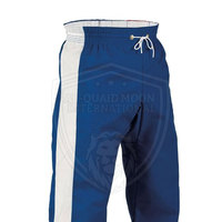Pantalon de kick-boxing sur mesure OEM, 100 % polyester, léger, pour entraînement masculin, couleur et logo personnalisés, haute qualité, teinture unie