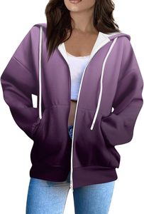 Box Fit Sudadera con cremallera Hombres Fleece Cotton Streetwear Zip Up Hoodie Diseño personalizado Sudadera con capucha de gran tamaño con bolsillo de canguro - Product Image 2