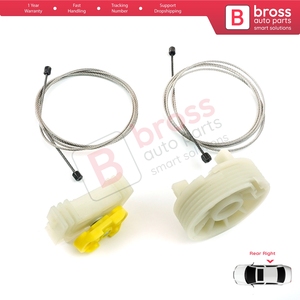ชุดซ่อมมอเตอร์กระจกหน้าต่าง BWR368 ประตูหลังขวา สำหรับ Meriva MK1 A X03 ปี 2003-2010 93362664 - Product Image 2