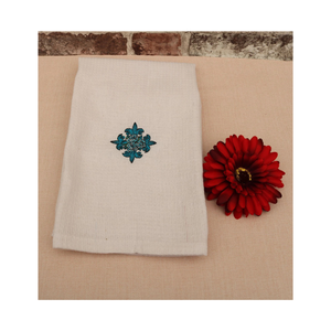 Vente en gros 100% coton lignes brodées Golf 18x28 125 GSM séchage rapide recyclable à la main budget amical lavage en machine torchons - Product Image 4