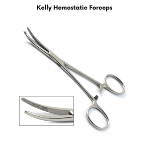 Pinzas KELLY de Acero Inoxidable de 6 Pulgadas |   Recto Curvo |   Instrumentos Quirúrgicos Manuales |   Debonairii Dii-AI108 Clase II - Product Image 4