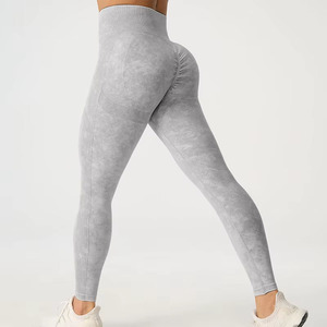 Pantalon de yoga taille haute personnalisé avec levage des hanches Pantalon de sport serré de haute qualité pour les fesses Gym Fitness Leggings de course pour les femmes - Product Image 4