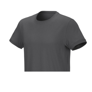 Camiseta de Manga Corta Casual para Hombre, Talla Grande, con Logotipo Personalizable de Alta Calidad, Transpirable, Bordada, Gris, 220 g/m², 100 % Orgánica - Product Image 4