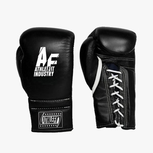 Guantes de boxeo de competición con logotipo personalizado de alta clasificación, guantes de entrenamiento de cuero de 12oz, óptimos para deportes - Product Image 1