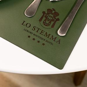 Set de table en cuir véritable fait main, écologique, pour restaurant, table à manger, imperméable, anti-odeurs, résistant, durable, LPM-0045 - Product Image 6