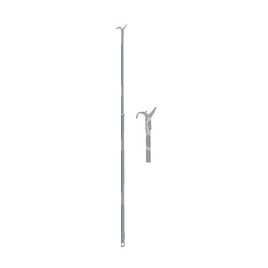 ROD DE ARMARIO Ideal para llegar a perchas. Hierro recubierto de plástico. Longitud: 850/1500mm. - Product Image 1