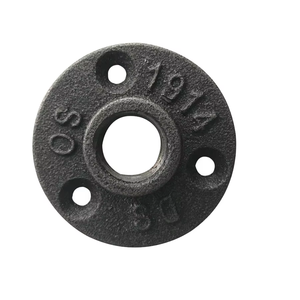 High Quality C-Way Black Polished Carbon Steel Threaded Floor Lap Joint <b>Flange</b> GB Standard Size 1" Class 150 Water Supply - Product Image 1