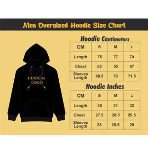 Jersey informal OEM para hombre, sudaderas con capucha de invierno, poliéster/algodón de alta calidad, teñido liso, diseño de su propio logotipo, logotipo serigrafiado - Product Image 6