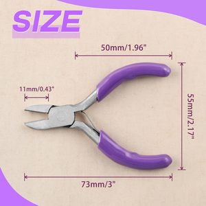 Professional 3-Inch Carbon Steel Diagonal Cutters <b>Small</b> Wire Cutting <b>Pliers</b> Jewelry Making Tool Floral Wire Zip Ties DIY Craft - Product Image 3