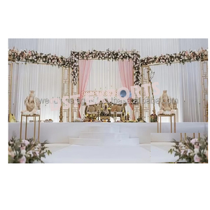 Mandap Metálico Moderno para Bodas con Decoración Profesional, Impresionante Diseño Abierto, AUSTRALIA - Product Image 1