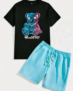 Camisetas de Hombre Talla Grande con Estampado 3D de Palmera al Atardecer, 180 Gramos, Tejido de Punto, Casual, Manga Corta - Product Image 6