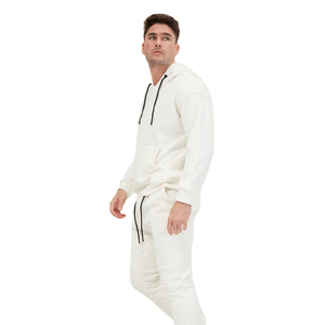 Sudadera con capucha sólida informal para hombre, Sudadera con capucha de invierno de algodón y poliéster con logotipo personalizado, Sudadera con capucha térmica - Product Image 4