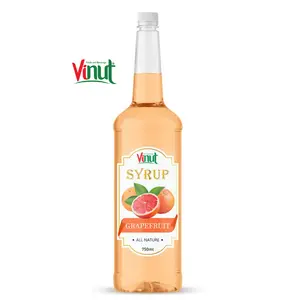 750毫升Vinut糖浆瓶健康糖浆新鲜葡萄水果风味 (100% 天然) 制造商目录