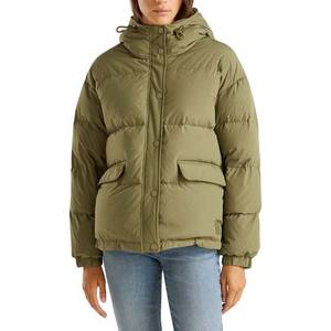 Chaqueta de Invierno Acolchada para Mujer, Tejida y Transpirable, Diseño Personalizado de Alta Calidad, con Capucha, Impermeable, Cortavientos, para Clima Frío - Product Image 1