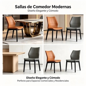 Appartement minimaliste ergonomique rembourré avec support dorsal |   <span class=keywords><strong>Chaise</strong></span> de salle à manger en bois massif de chêne nordique américain, facile à nettoyer - Product Image 2