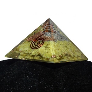 Lapis Lazuli nylon avec symbole de Sanskrit, pyramide Orgone, pour soldes - Product Image 5