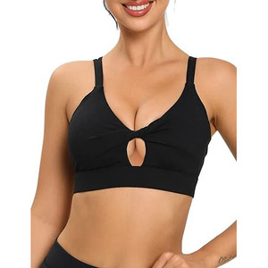 Sujetador de entrenamiento deportivo de gimnasio Sexy para mujer Sujetador push-up de talla grande con un hombro 100% algodón nuevo estilo de moda 2026 - Product Image 5