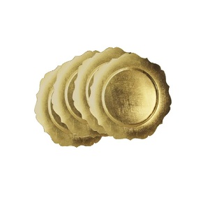 Assiette de chargement en laiton de haute qualité pour assiettes à dîner décoration de mariage nouveau design vaisselle produit le plus vendu - Product Image 4