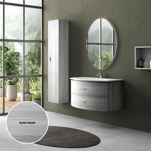 Gineva modello lavello bagno con due cassetti luce olmo colore dimensioni 91,5x51 xh47 cm - Product Image 4